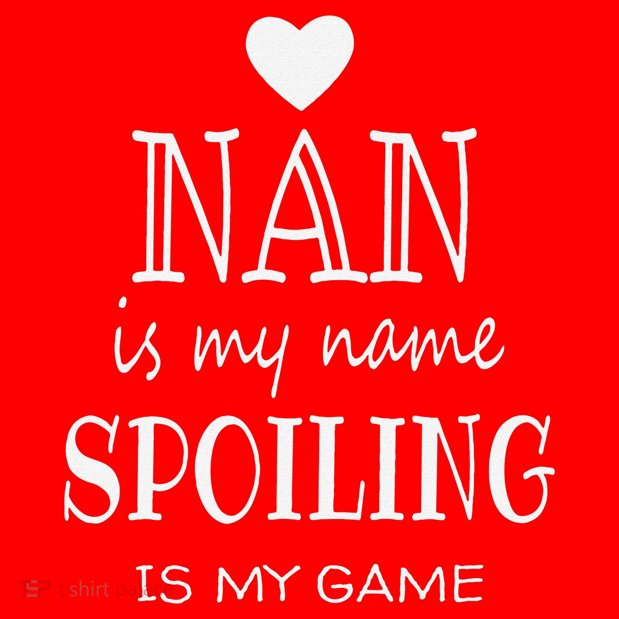 Nan Is My Name Funny Graphic Gifts For Nan Grandma Santa Hat