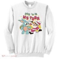 Now It's My Turn Funny Holiday Easter Bunny Santa Sweatshirt thumb 0