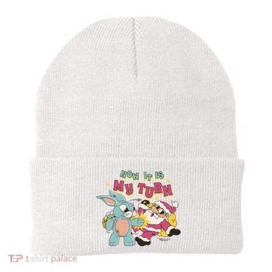 Now It's My Turn Funny Holiday Easter Bunny Santa Beanie