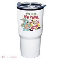 Now It's My Turn Funny Holiday Easter Bunny Santa Tumbler thumb 0