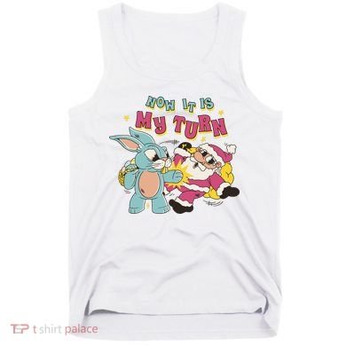 Now It's My Turn Funny Holiday Easter Bunny Santa Tank Top