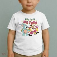 Now It's My Turn Funny Holiday Easter Bunny Santa Toddler T-Shirt thumb 2