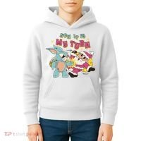 Now It's My Turn Funny Holiday Easter Bunny Santa Kids Hoodie thumb 4