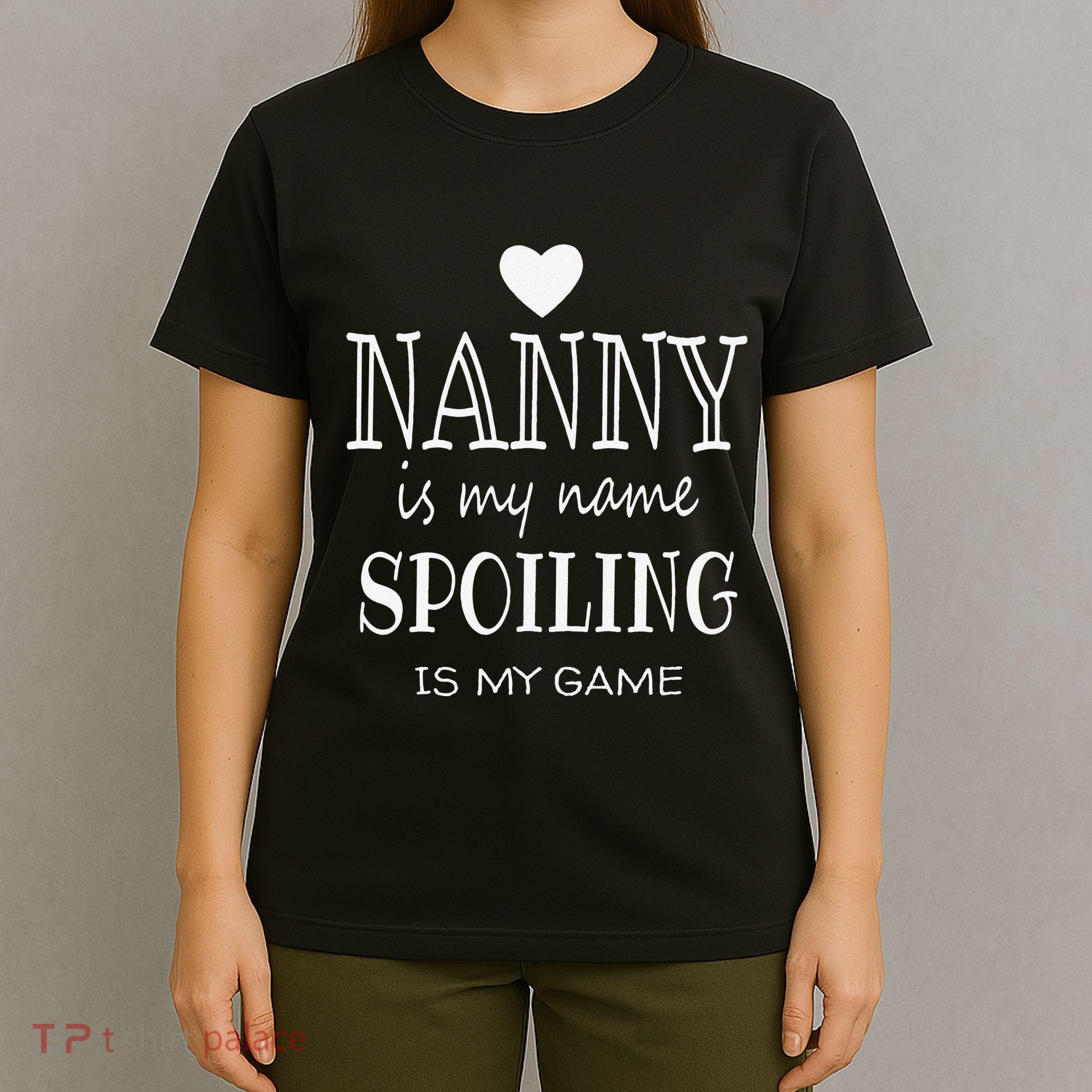 Nanny Is My Name Funny Graphic Gifts For Nanny Grandma T-Shirt