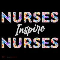 Nurses Inspire Nurses Funny Floral Nurse Quote Gift Coffee Mug thumb 5