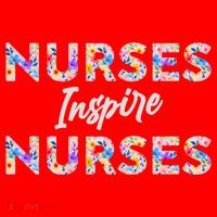 Nurses Inspire Nurses Funny Floral Nurse Quote Gift Santa Hat thumb 1