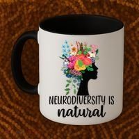 Neurodiversity Is Natural Autism Neurodivergent Coffee Mug thumb 2