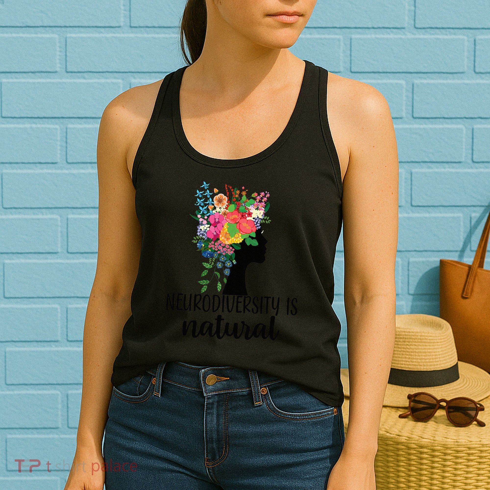 Neurodiversity Is Natural Autism Neurodivergent Women's Tank Top