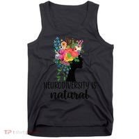 Neurodiversity Is Natural Autism Neurodivergent Tank Top thumb 0