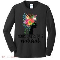 Neurodiversity Is Natural Autism Neurodivergent Kids Long Sleeve Shirt thumb 0