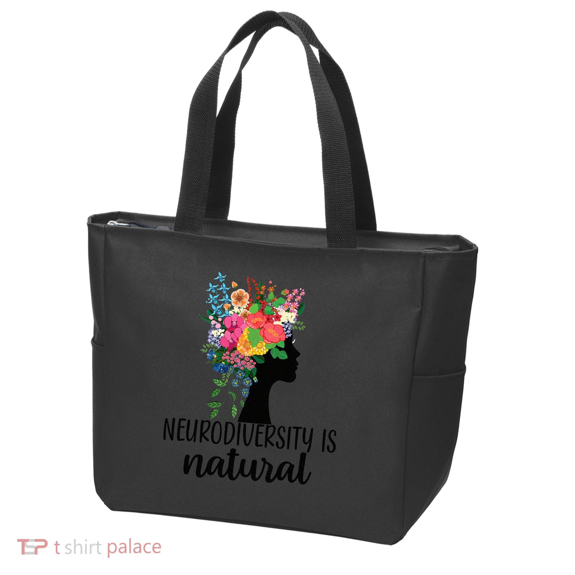 Neurodiversity Is Natural Autism Neurodivergent Tote Bag