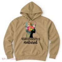 Neurodiversity Is Natural Autism Neurodivergent Hoodie thumb 0