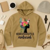 Neurodiversity Is Natural Autism Neurodivergent Hoodie thumb 3
