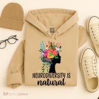 Neurodiversity Is Natural Autism Neurodivergent Hoodie thumb 4