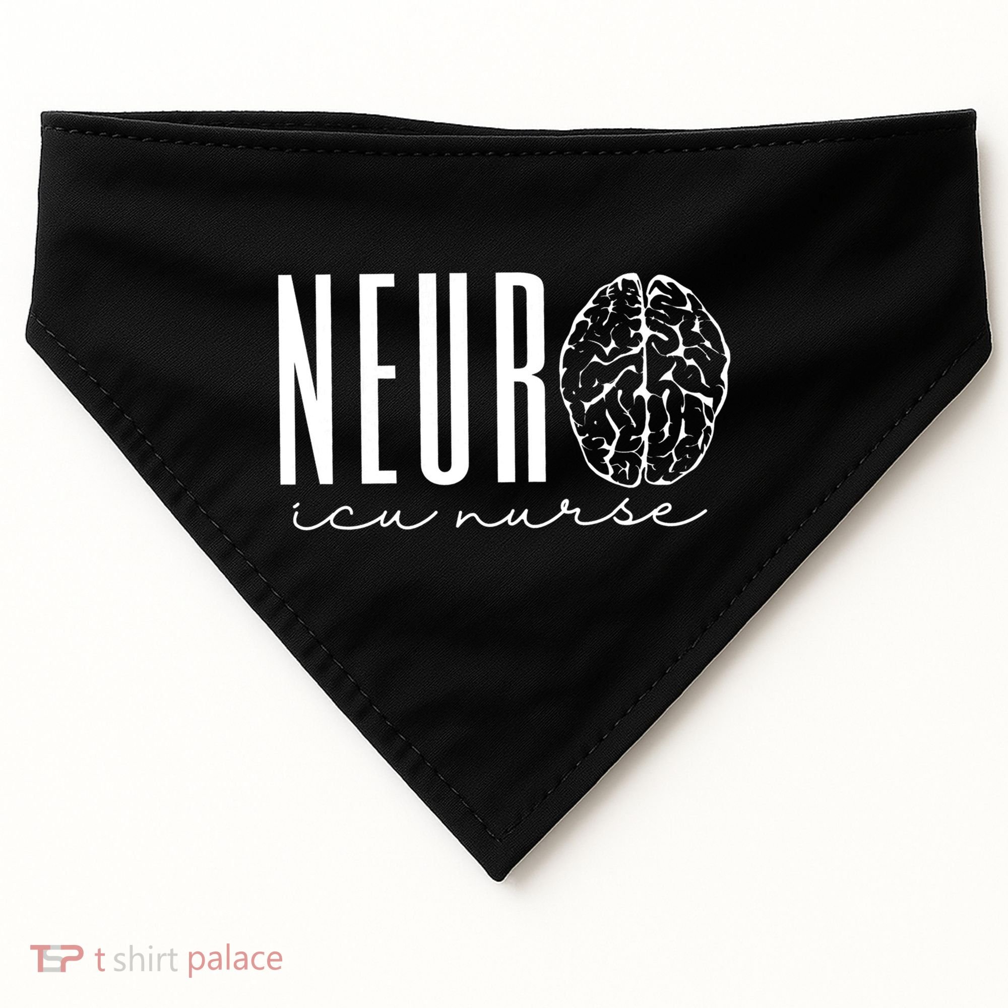 Neuro Icu Nurse Neurology Intensive Care Unit Funny Gift Cool Gift USA-Made Doggie Bandana