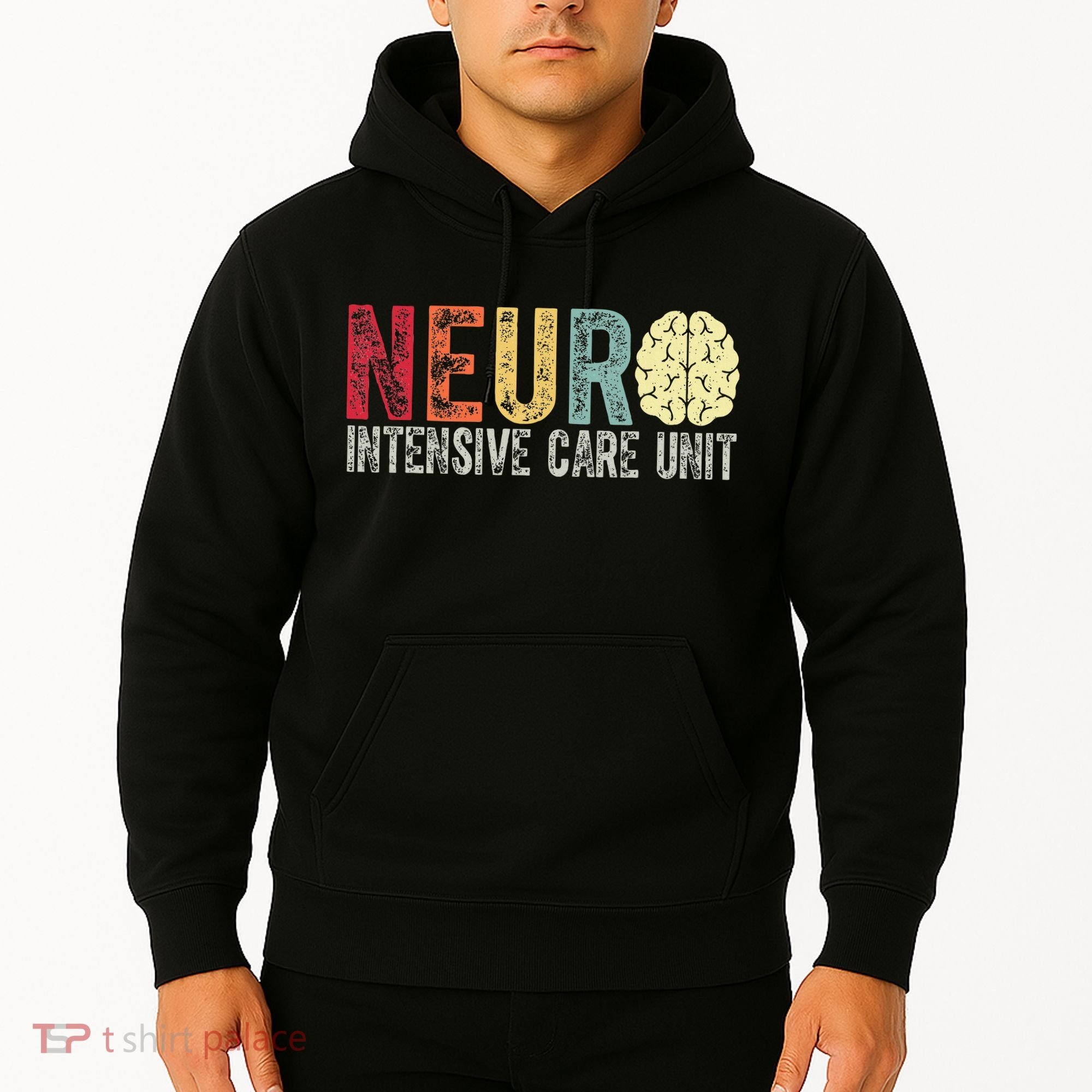 Neuro Icu Nurse Brain Nursing Intensive Care Unit Rn Hoodie