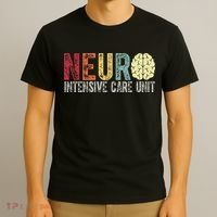 Neuro Icu Nurse Brain Nursing Intensive Care Unit Rn T-Shirt thumb 3
