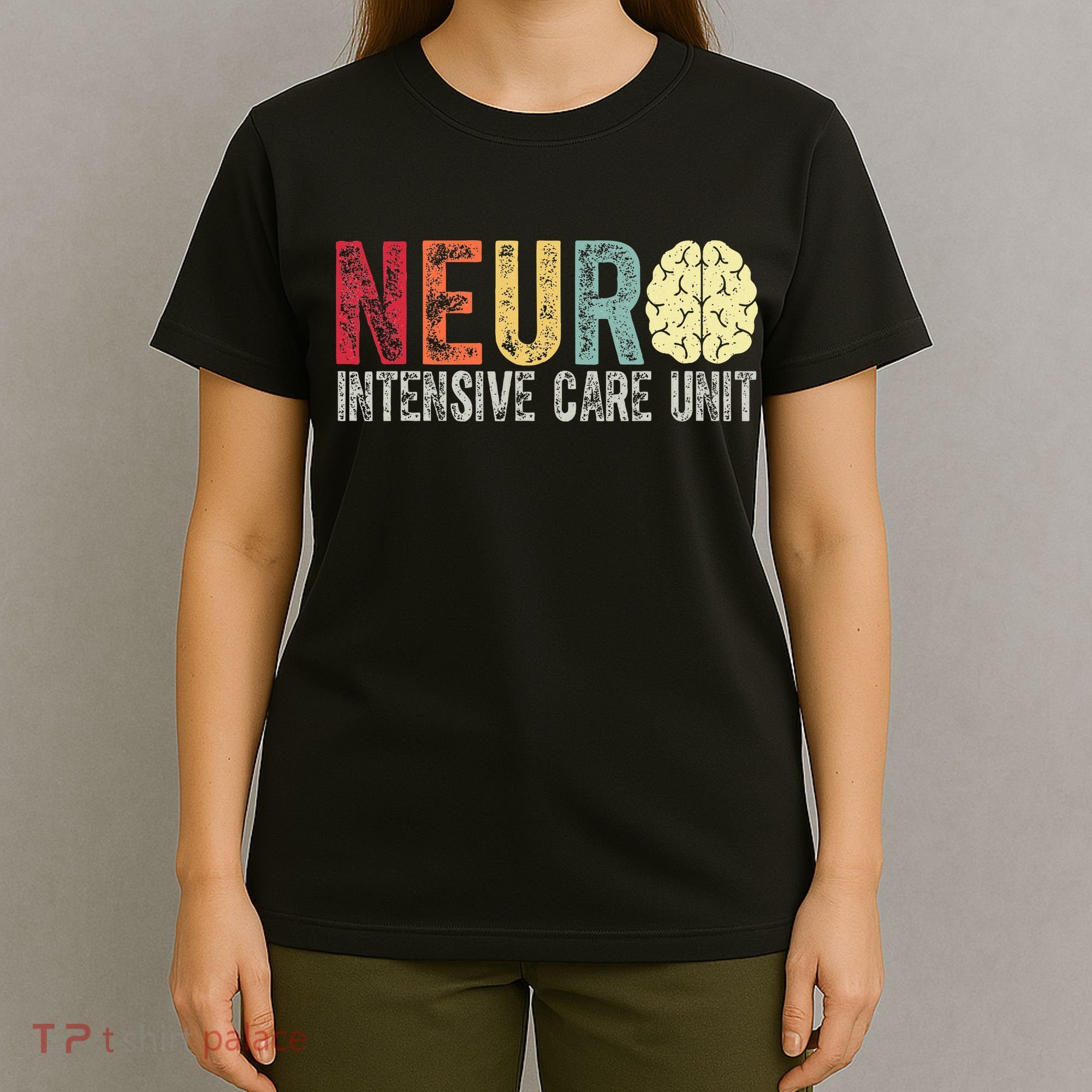 Neuro Icu Nurse Brain Nursing Intensive Care Unit Rn T-Shirt