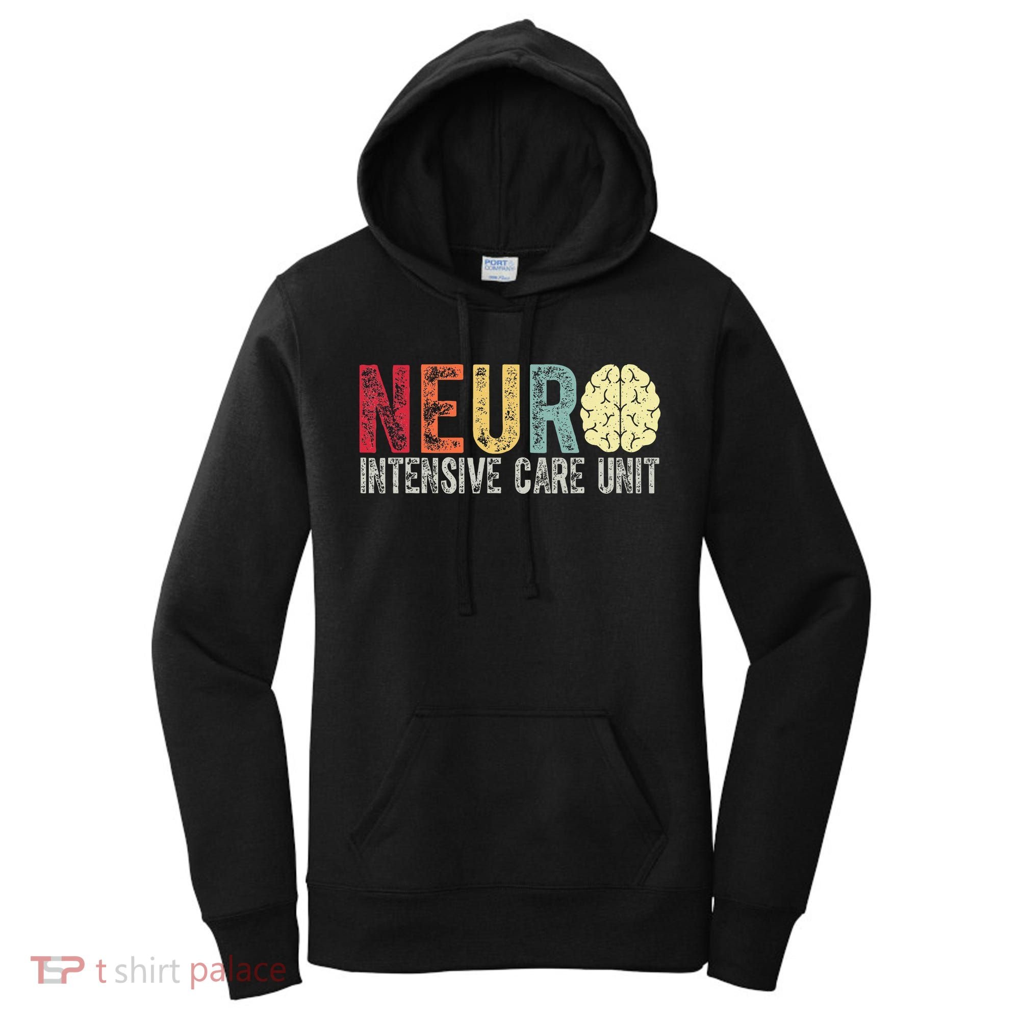 Neuro Icu Nurse Brain Nursing Intensive Care Unit Rn Women's Hoodie