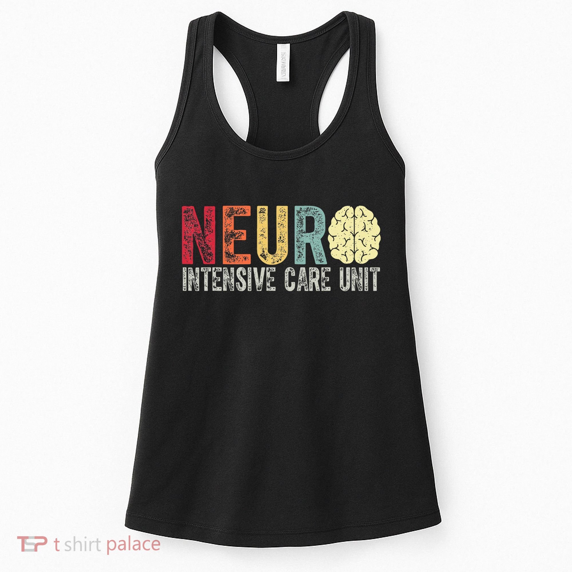 Neuro Icu Nurse Brain Nursing Intensive Care Unit Rn Women's Tank Top