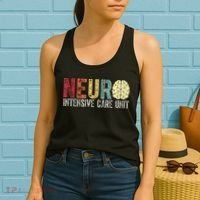 Neuro Icu Nurse Brain Nursing Intensive Care Unit Rn Women's Tank Top thumb 2