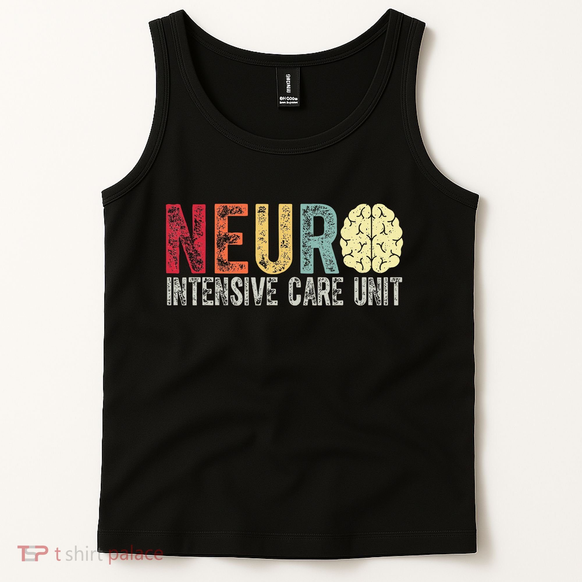 Neuro Icu Nurse Brain Nursing Intensive Care Unit Rn Tank Top