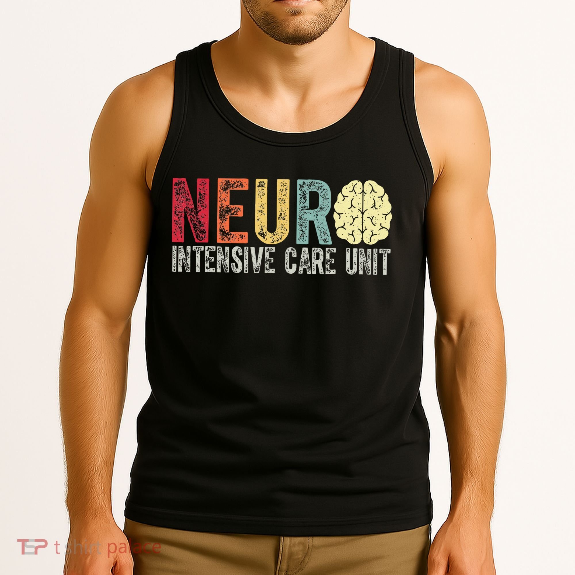 Neuro Icu Nurse Brain Nursing Intensive Care Unit Rn Tank Top