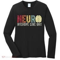 Neuro Icu Nurse Brain Nursing Intensive Care Unit Rn Women's Long Sleeve Shirt thumb 0