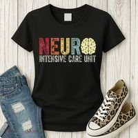 Neuro Icu Nurse Brain Nursing Intensive Care Unit Rn Women's T-Shirt thumb 3