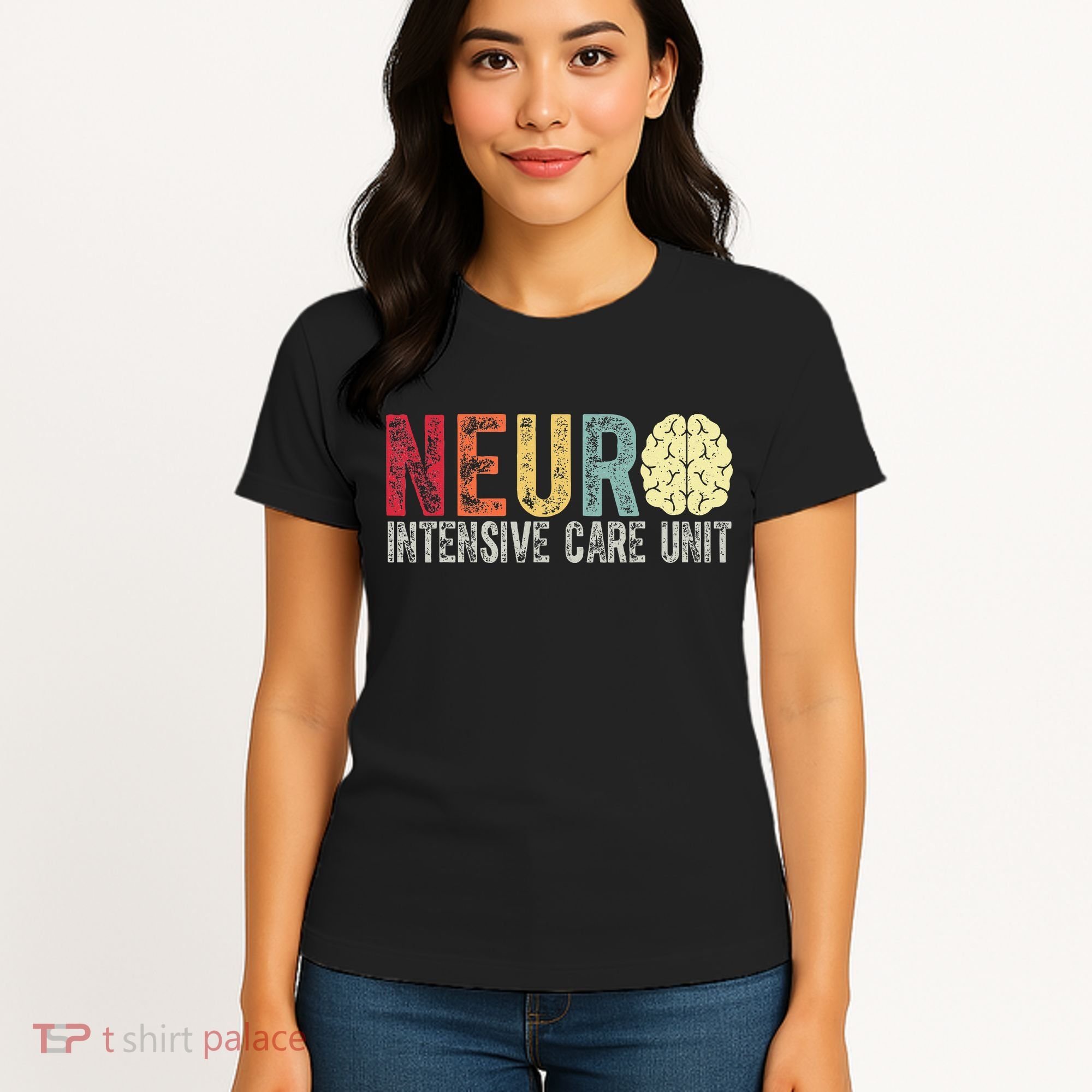 Neuro Icu Nurse Brain Nursing Intensive Care Unit Rn Women's T-Shirt