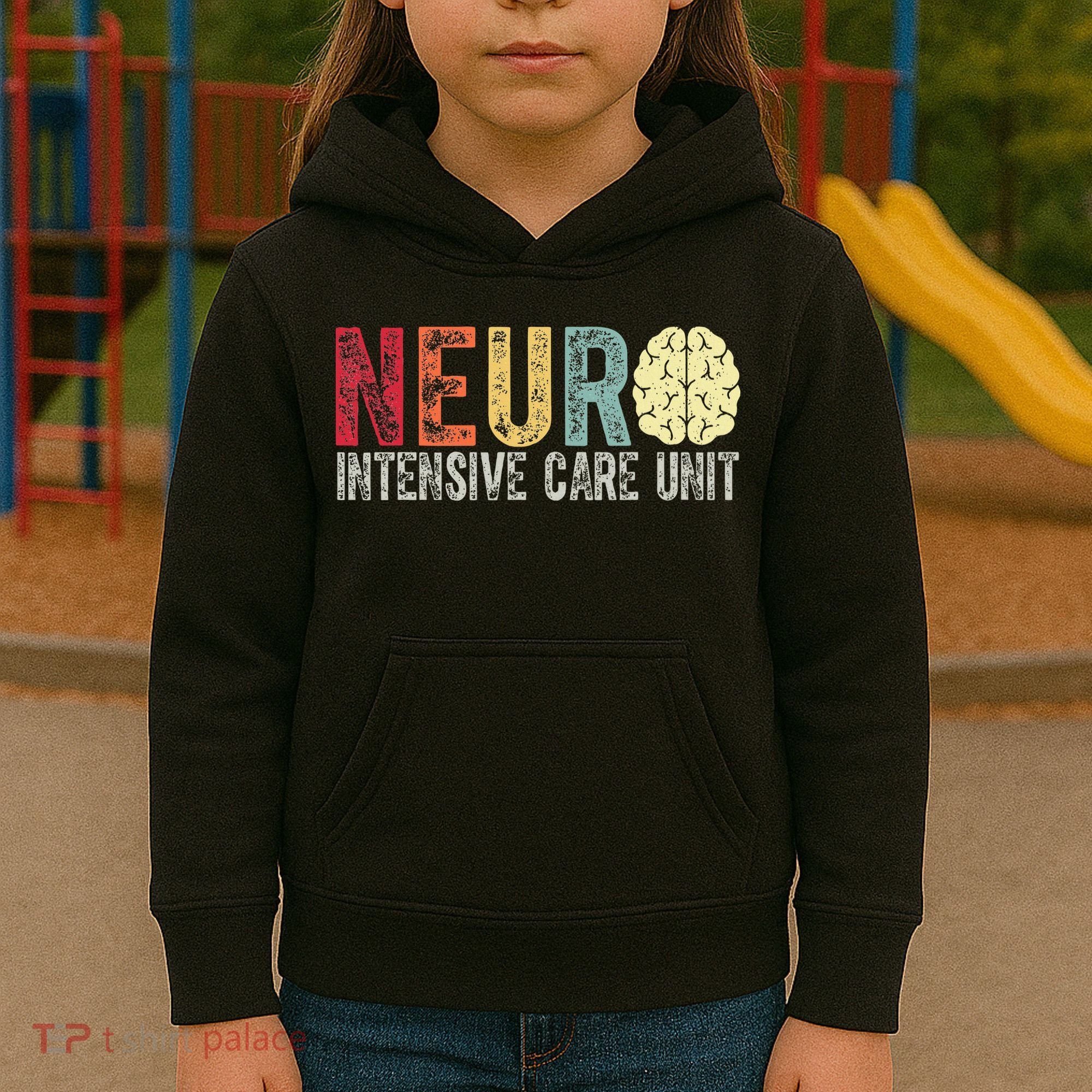 Neuro Icu Nurse Brain Nursing Intensive Care Unit Rn Kids Hoodie