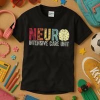 Neuro Icu Nurse Brain Nursing Intensive Care Unit Rn Kids T-Shirt thumb 3