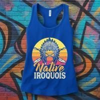 Native Iroquois Native Pride American Indian Tribe Gift Women's Tank Top thumb 3