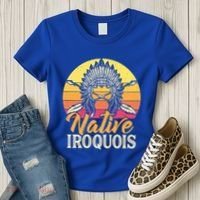 Native Iroquois Native Pride American Indian Tribe Gift Women's T-Shirt thumb 3