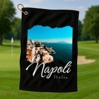 Napoli Italia Naples Italy Naples Golf Towel thumb 1