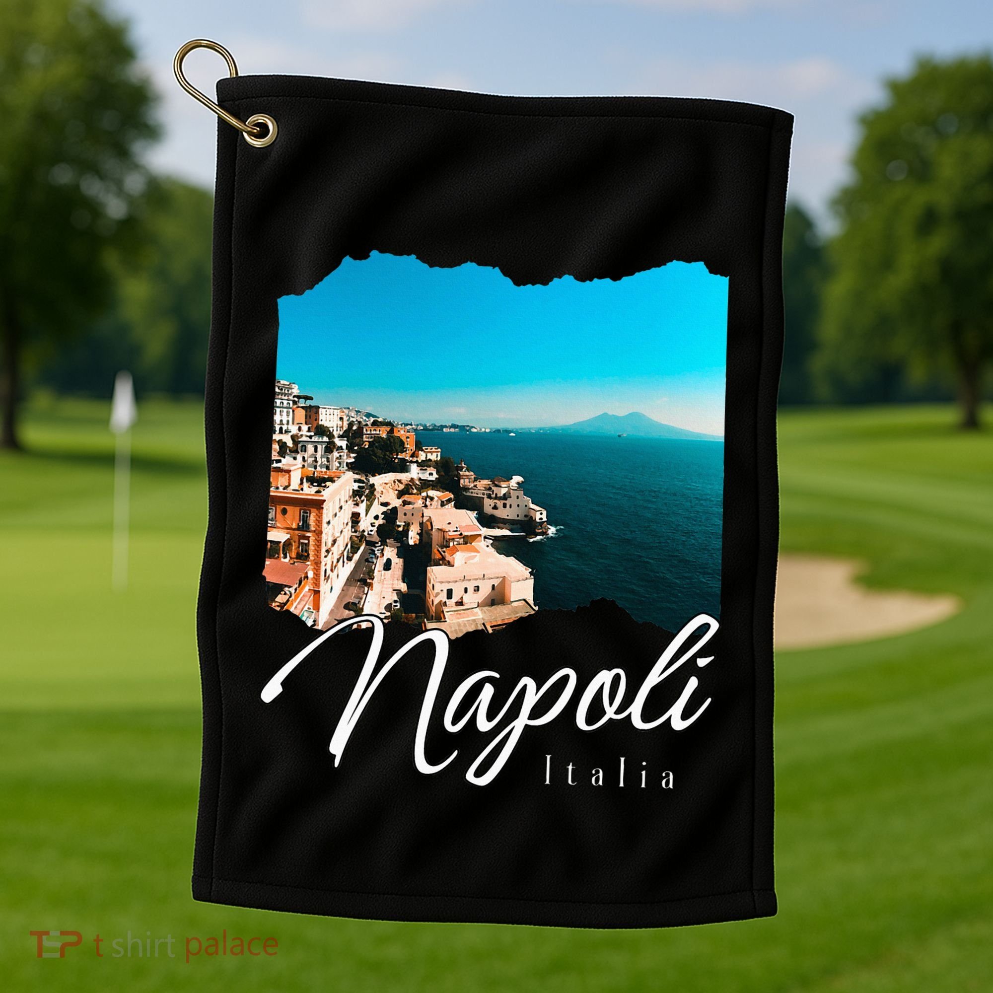 Napoli Italia Naples Italy Naples Golf Towel