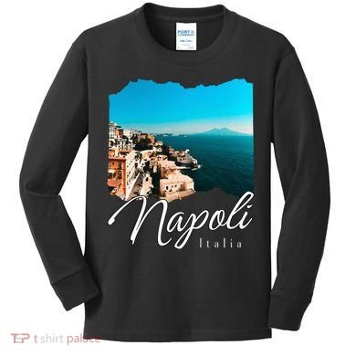 Napoli Italia Naples Italy Naples Kids Long Sleeve Shirt
