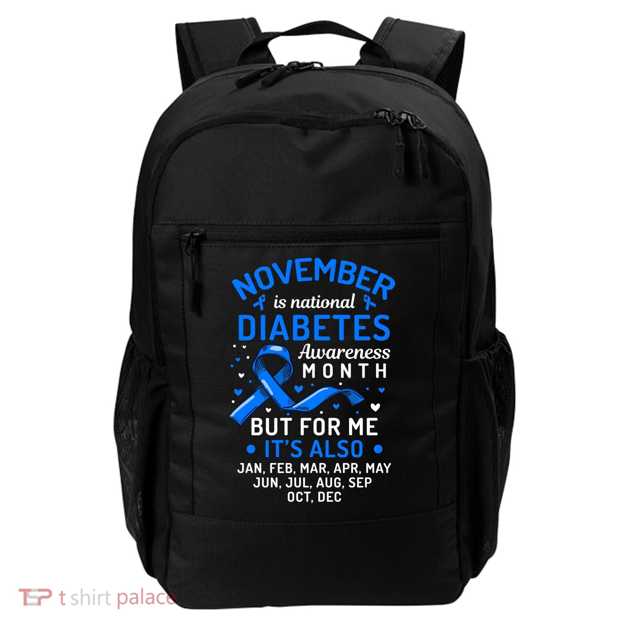 November Is National Diabetes Awareness Month Support Gift Backpack