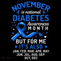 November Is National Diabetes Awareness Month Support Gift Coffee Mug thumb 5
