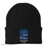 November Is National Diabetes Awareness Month Support Gift Beanie thumb 0