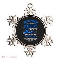 November Is National Diabetes Awareness Month Support Gift Ornament thumb 0