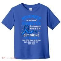 November Is National Diabetes Awareness Month Support Gift Toddler T-Shirt thumb 0