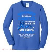 November Is National Diabetes Awareness Month Support Gift Kids Long Sleeve Shirt thumb 0