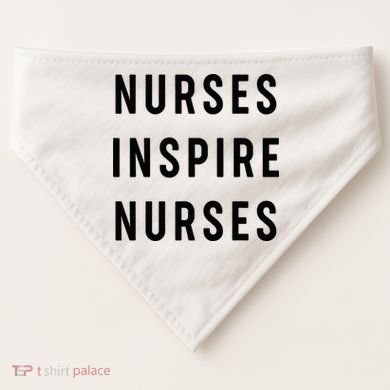 Nurses Inspire Nurses Inspiration USA-Made Doggie Bandana