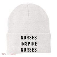 Nurses Inspire Nurses Inspiration Beanie thumb 0