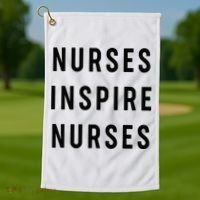 Nurses Inspire Nurses Inspiration Golf Towel thumb 1