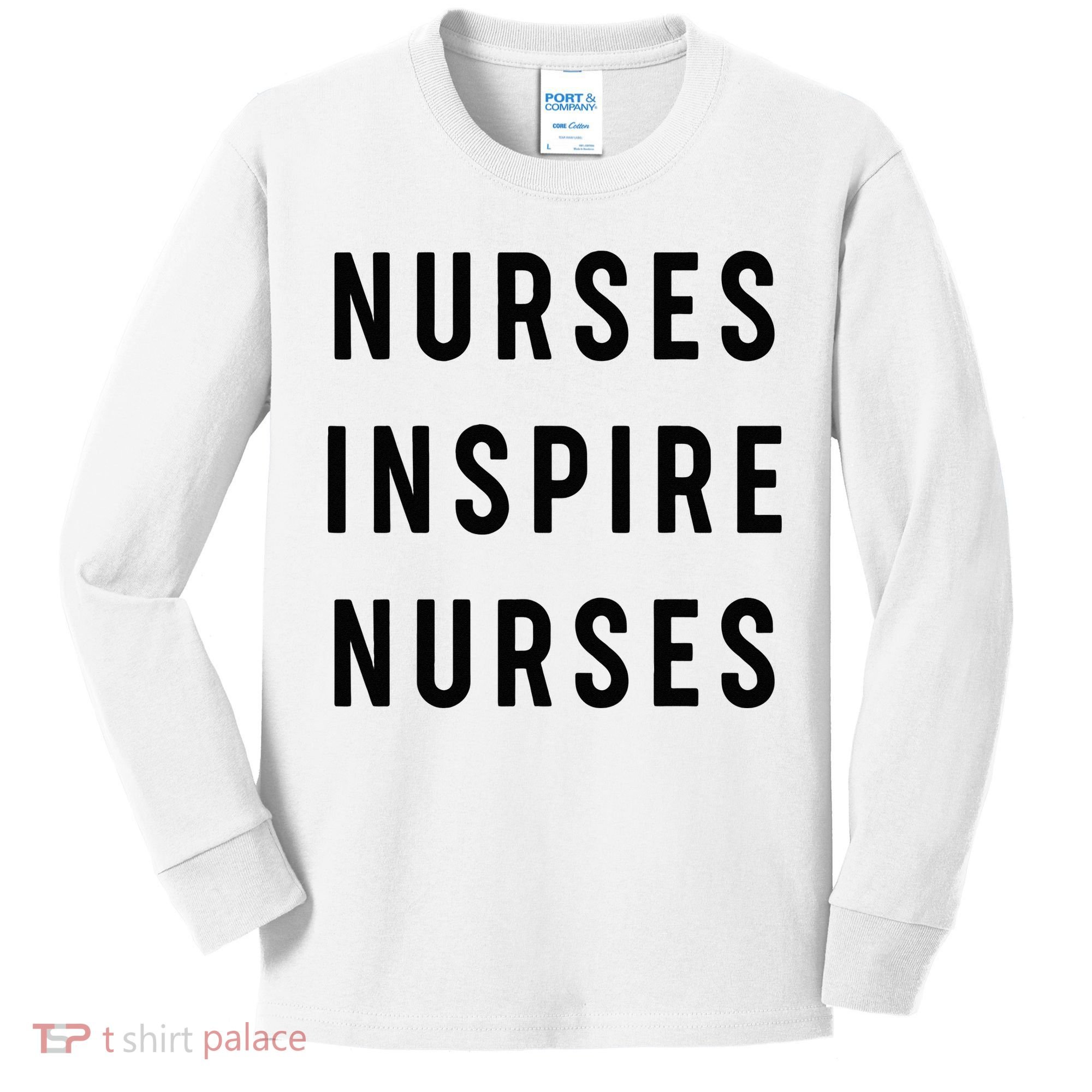 Nurses Inspire Nurses Inspiration Kids Long Sleeve Shirt