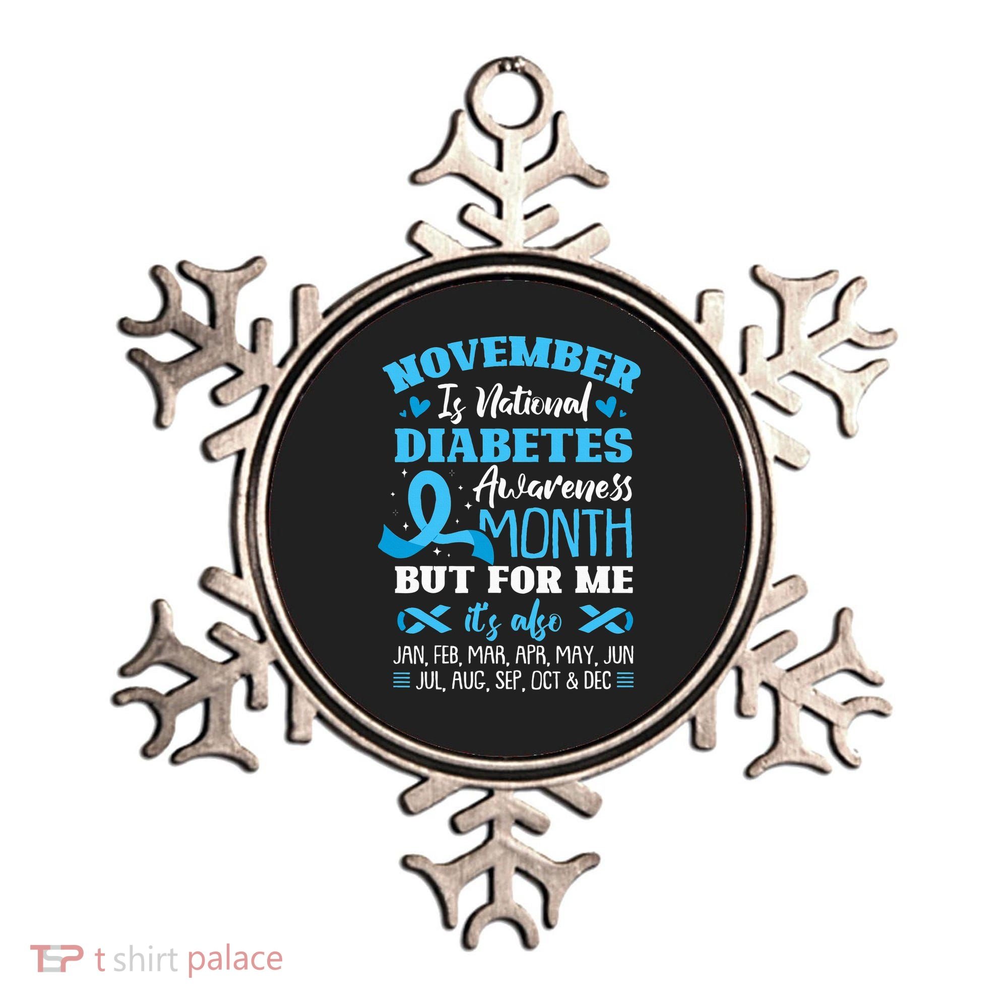 November Is National Diabetes Awareness Month  Ornament
