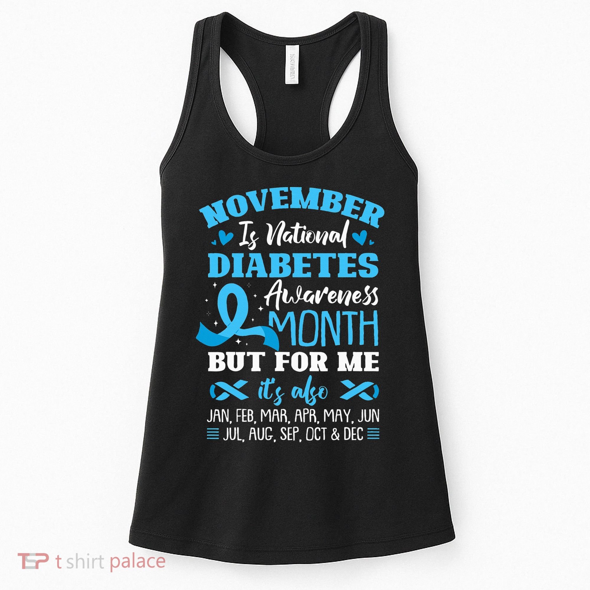 November Is National Diabetes Awareness Month  Women's Tank Top