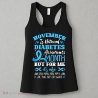 November Is National Diabetes Awareness Month  Women's Tank Top thumb 3